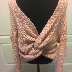 Pink sweater